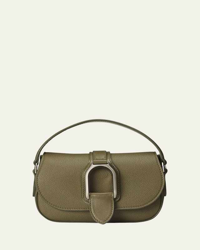 Welington Mini Flap Leather Wallet on Chain